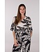 JANSEN AMSTERDAM Jansen Amsterdam  Fianna Blouse WTT2 120 Short Sleeve Off White/ Black