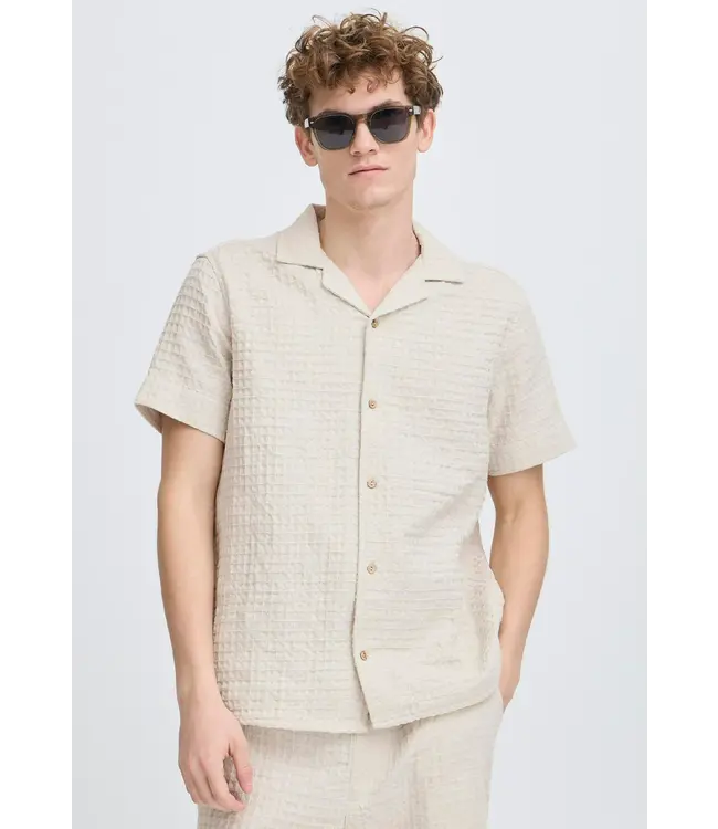 KRONSTADT Kronstadt PO28621 KS20027 KSFry ss Loose Shirt 955 Feather Grey