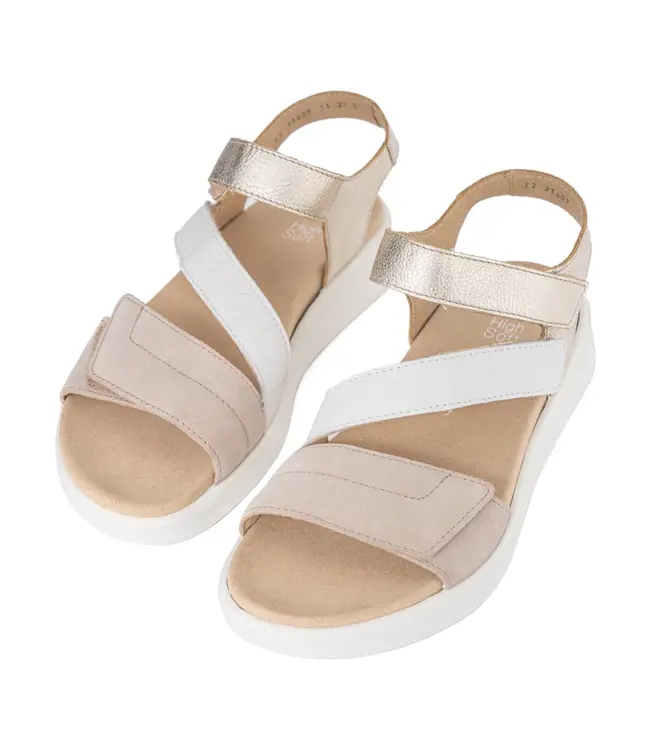ARA ara 12-21407 sand, wit, platin sandaal 3039