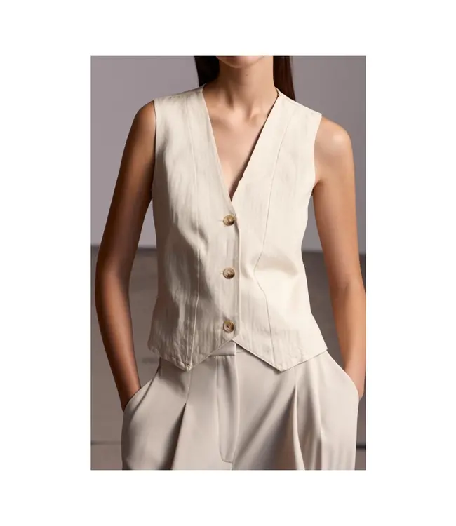 ZIZO Zizo Rowani Gilet SP25.RWI.014 Coconut Milk