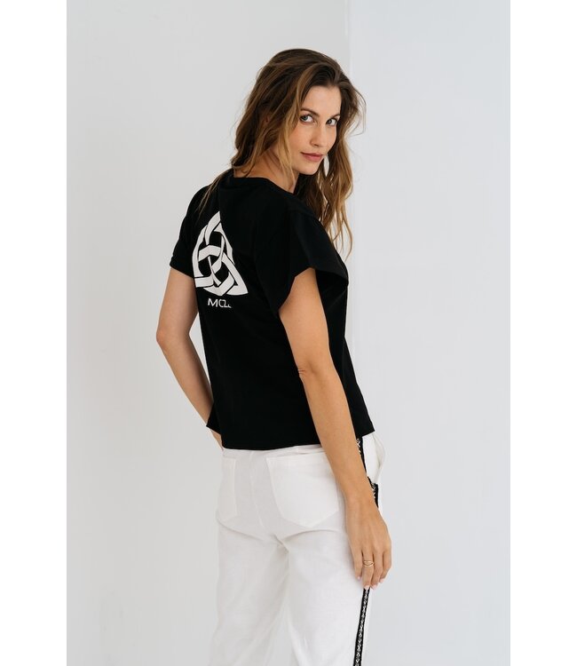 MAICAZZ Maicazz Nanora-T-Shirt Black/Offwhite SU25.75.027