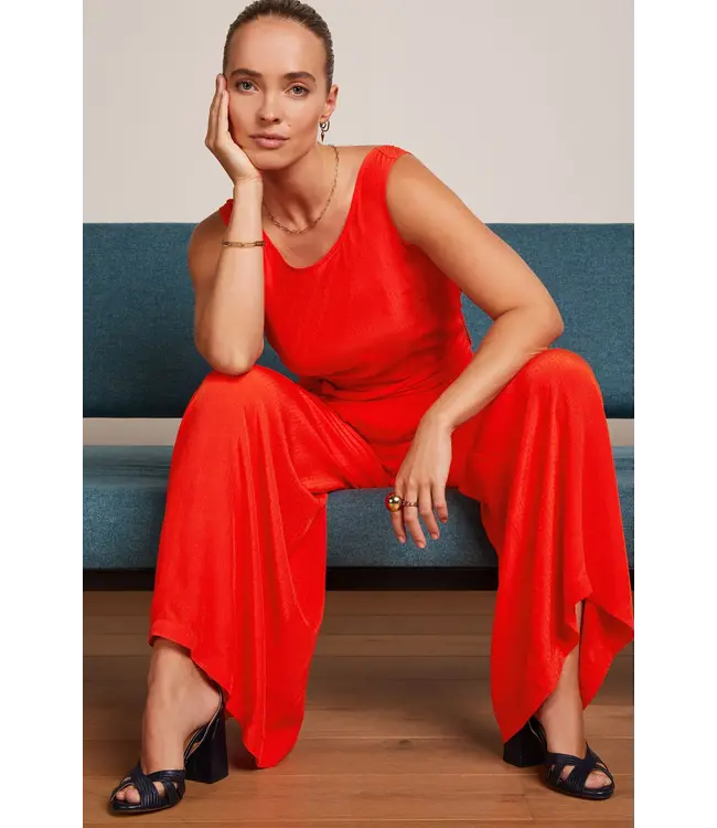 KING LOUIE King Louie 09553 Frida Jumpsuit Sista Fire Red