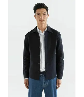 CISZERE Ciszere 30062-009 Dawson Seesucker Overshirt Dark Navy
