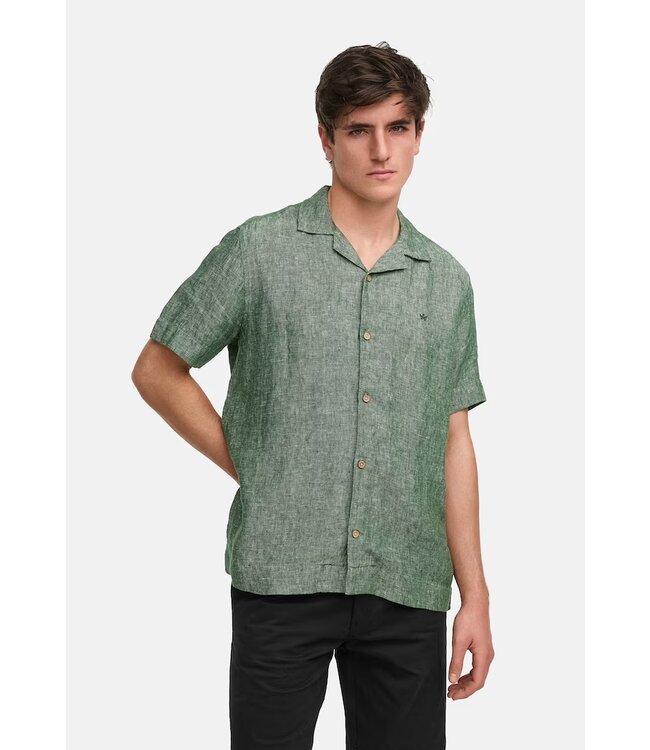 KRONSTADT Kronstadt PO28581 KS20011 Ayers Loose Shirt Hedge Green