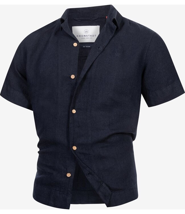 KRONSTADT Kronstadt PO28581 KS20011 Ayers SS Loose Shirt Sky Captain