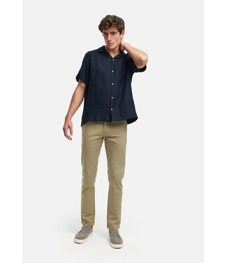 KRONSTADT Kronstadt PO28581 KS20011 Ayers SS Loose Shirt Sky Captain