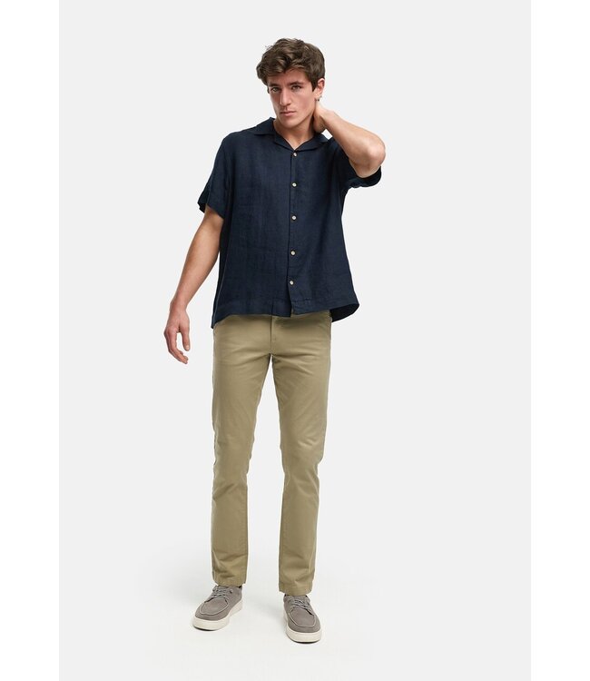 KRONSTADT Kronstadt PO28581 KS20011 Ayers SS Loose Shirt Sky Captain
