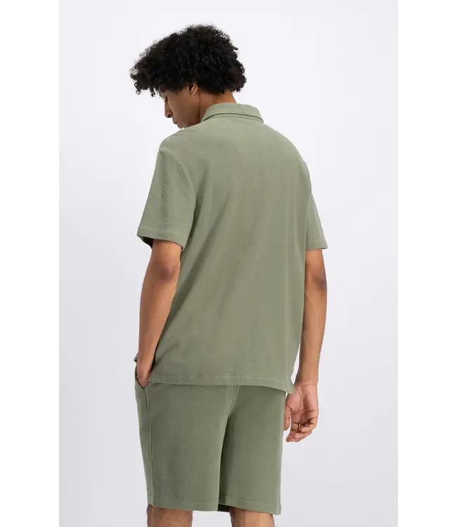 LAW OF THE SEA LAW OF THE SEA law-10164 carpo terry resort shirt Vetiver