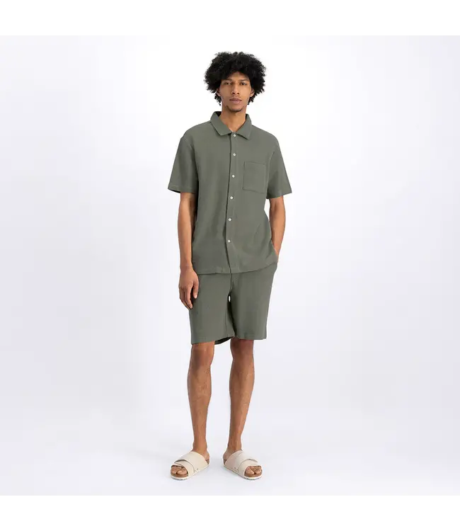 LAW OF THE SEA LAW OF THE SEA law-10164 carpo terry resort shirt Vetiver
