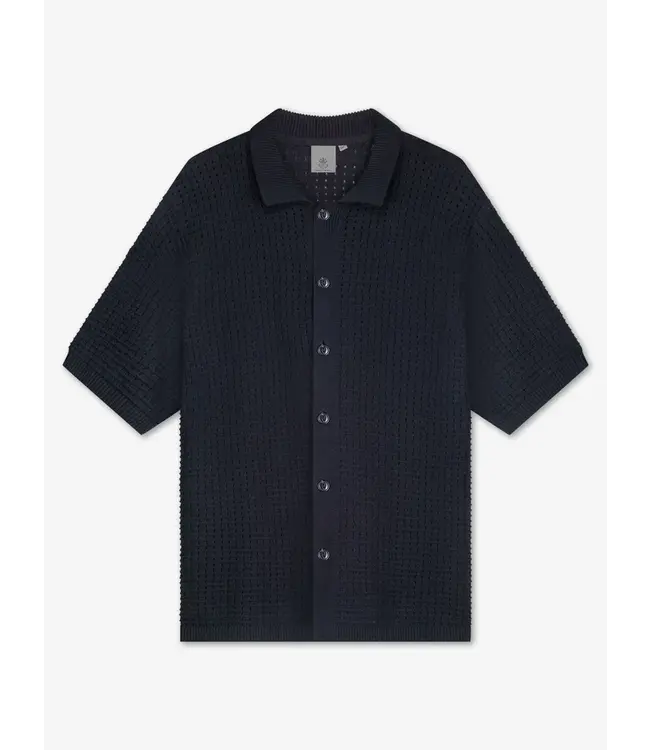 LAW OF THE SEA LAW OF THE SEA LAW-10172-301 holy structure knitted polo sky captain