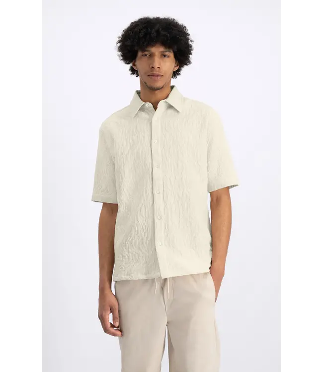 LAW OF THE SEA LAW OF THE SEA LAW-10198-808 stag jacquard shirt sand