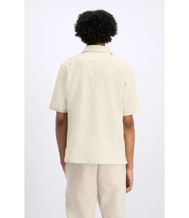 LAW OF THE SEA LAW OF THE SEA LAW-10198-808 stag jacquard shirt sand