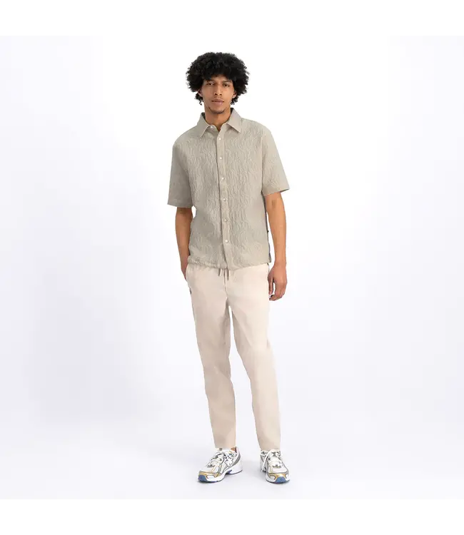 LAW OF THE SEA LAW OF THE SEA LAW-10198-808 stag jacquard shirt sand