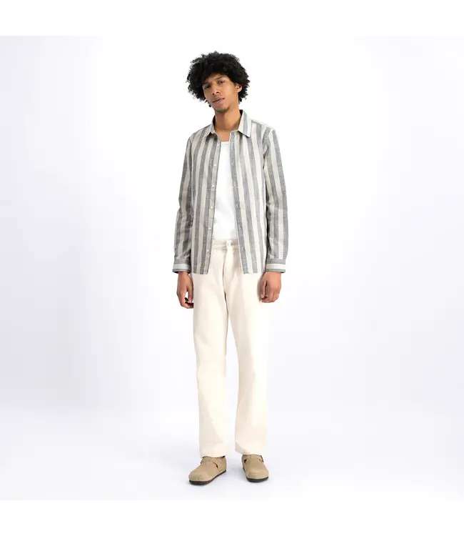 LAW OF THE SEA LAW OF THE SEA LAW-10186-303 allure slub stripe shirt windsurfer