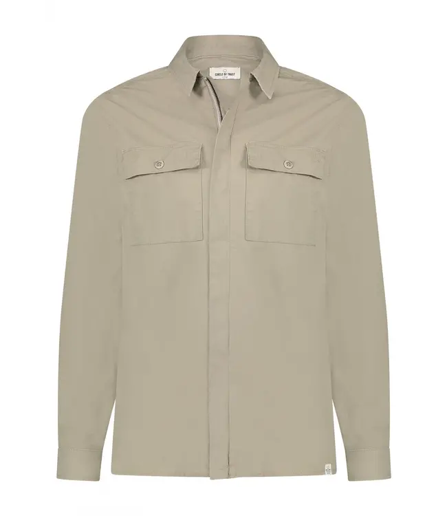CIRCLE OF TRUST Circle of Trust HS24_52_4341 Hamilton overshirt Londen FOG