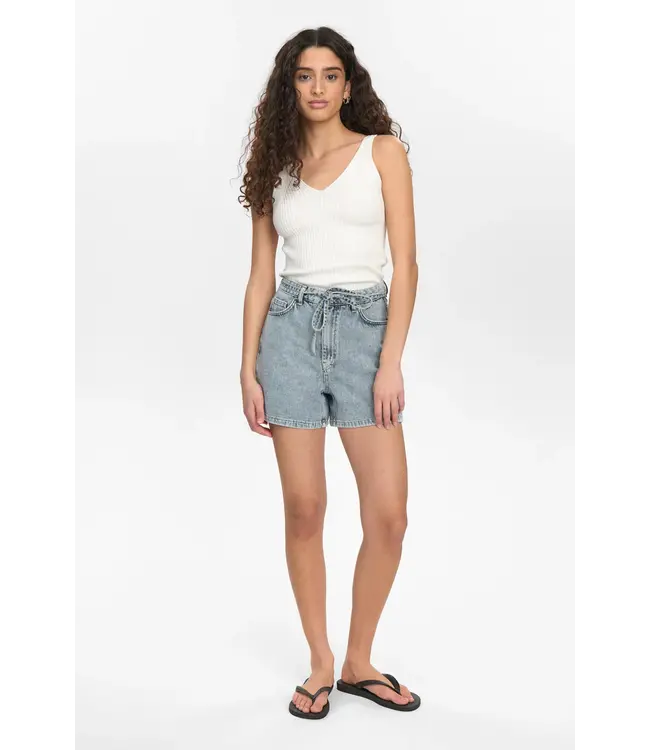 Nümph Nümph Nubrooklyn Shorts 705652 Light Blue Bleach