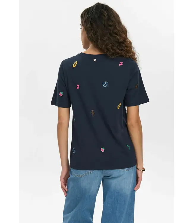 Nümph Nümph 705554 Nuzoey T-Shirt Gots 3038 Dark Sapphire