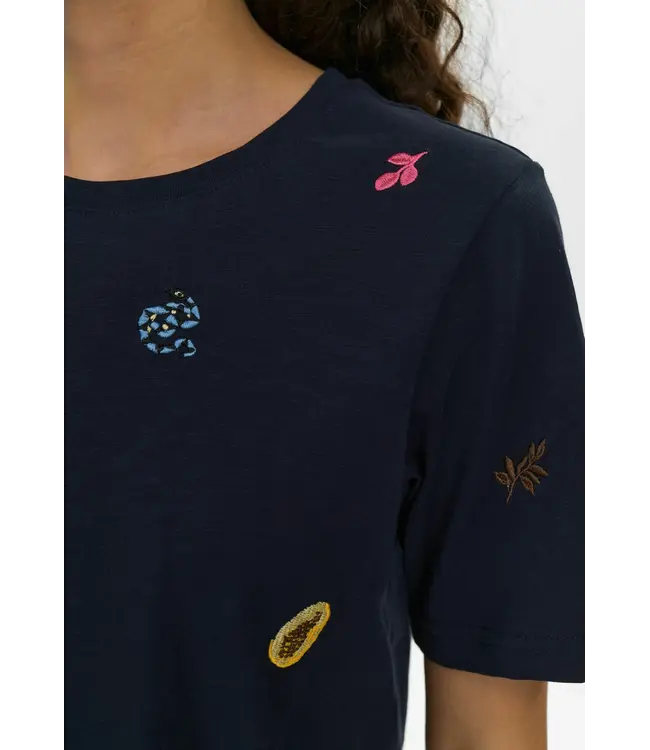 Nümph Nümph 705554 Nuzoey T-Shirt Gots 3038 Dark Sapphire