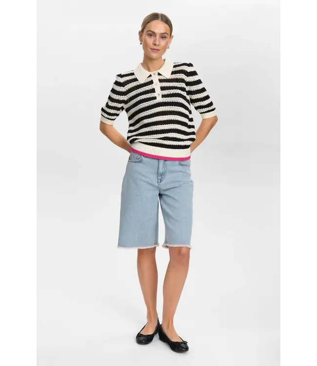 Nümph Nümph 705513 Nuvilla SS Pullover 0000 Caviar