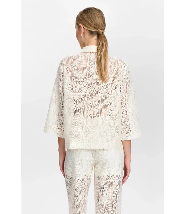 Nümph Nümph 705531 Nuwicki Shirt 9001 Cloud Dancer