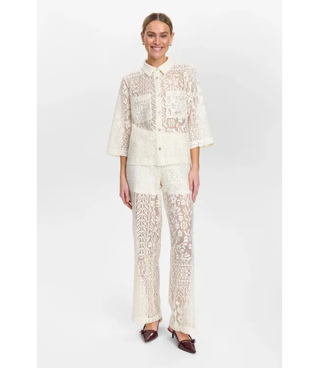 Nümph Nümph 705531 Nuwicki Shirt 9001 Cloud Dancer