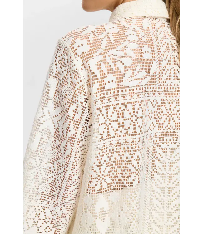 Nümph Nümph 705531 Nuwicki Shirt 9001 Cloud Dancer