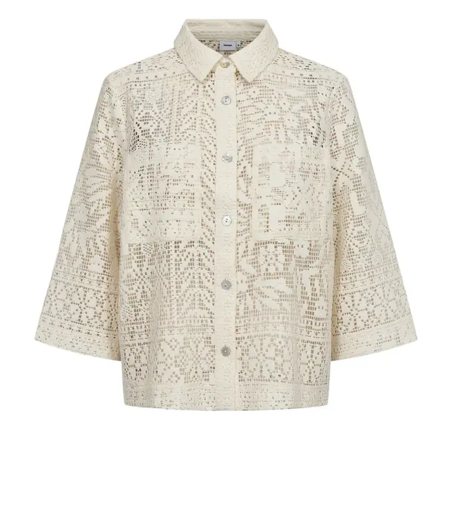 Nümph Nümph 705531 Nuwicki Shirt 9001 Cloud Dancer