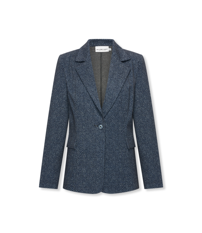 HELENA HART Helena Hart 7645TWE Blazer Ziggy Lano Tweed Marine