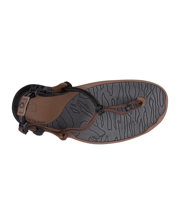 XERO SHOES xero shoes cloud cld-mobk mocha black dames teensandaal