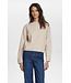Nümph Numph 703863 Nucarma Crop Pullover 5697 Taupe Gray
