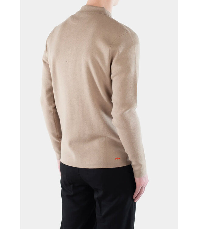 Ciszere Caleb knitted half zip 40057-556-05 Cappuccino
