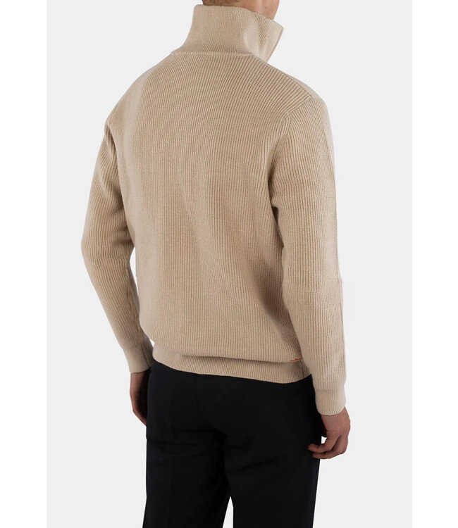CISZERE Ciszere Reuben knitted half zip-40053-054-03- Sand
