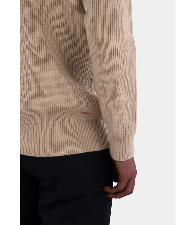 CISZERE Ciszere Reuben knitted half zip-40053-054-03- Sand