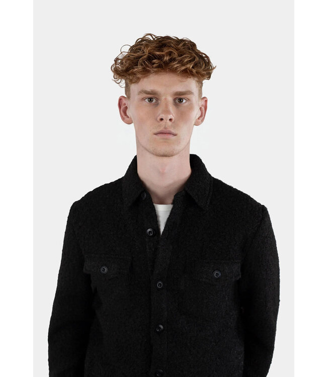 CISZERE Ciszere Dani boucle overshirt 30036-069-04 zwart