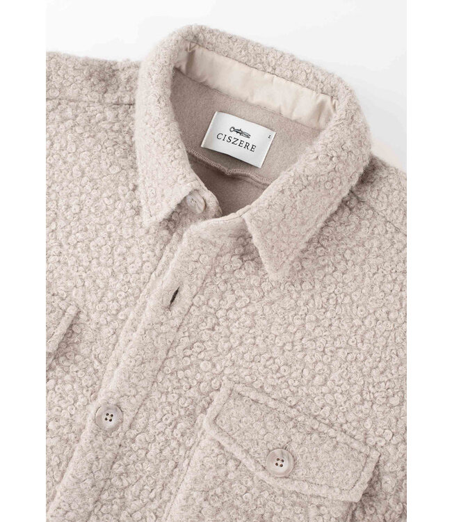CISZERE Ciszere Dani boucle overshirt-30036-052-06-beige
