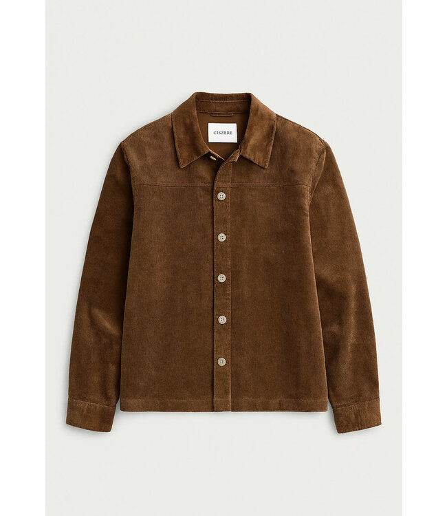 CISZERE Ciszere Dylan cord overshirt 3.0 30066-064-06 Mocha Brown