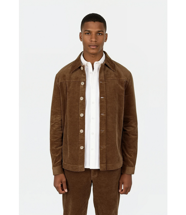 CISZERE Ciszere Dylan cord overshirt 3.0 30066-064-06 Mocha Brown
