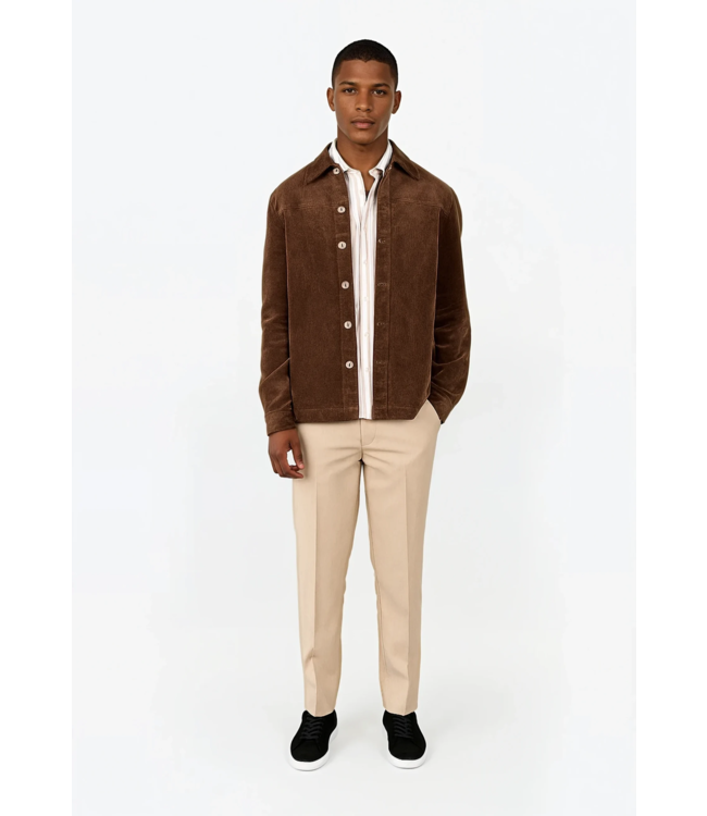 CISZERE Ciszere Dylan cord overshirt 3.0 30066-064-06 Mocha Brown