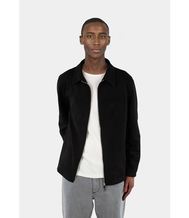 CISZERE Ciszere Neo vegan suede overshirt 2.0 30038-069-05 Black