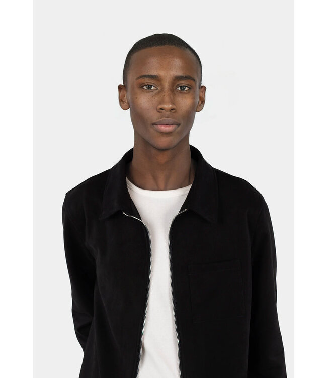 CISZERE Ciszere Neo vegan suede overshirt 2.0 30038-069-05 Black