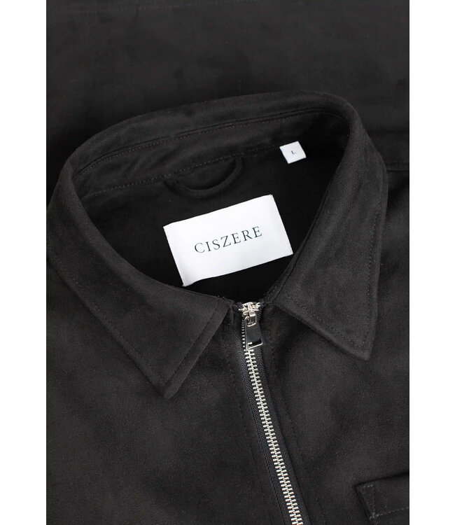 CISZERE Ciszere Neo vegan suede overshirt 2.0 30038-069-05 Black