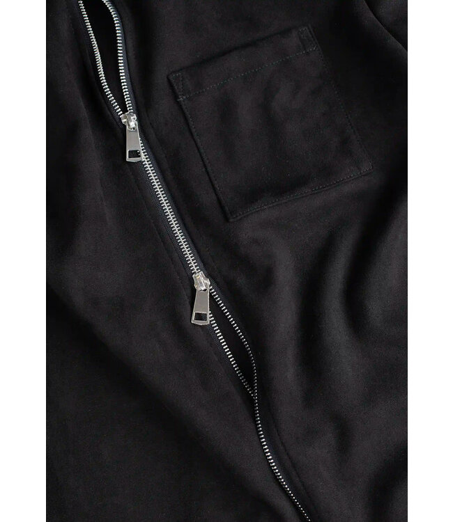 CISZERE Ciszere Neo vegan suede overshirt 2.0 30038-069-05 Black