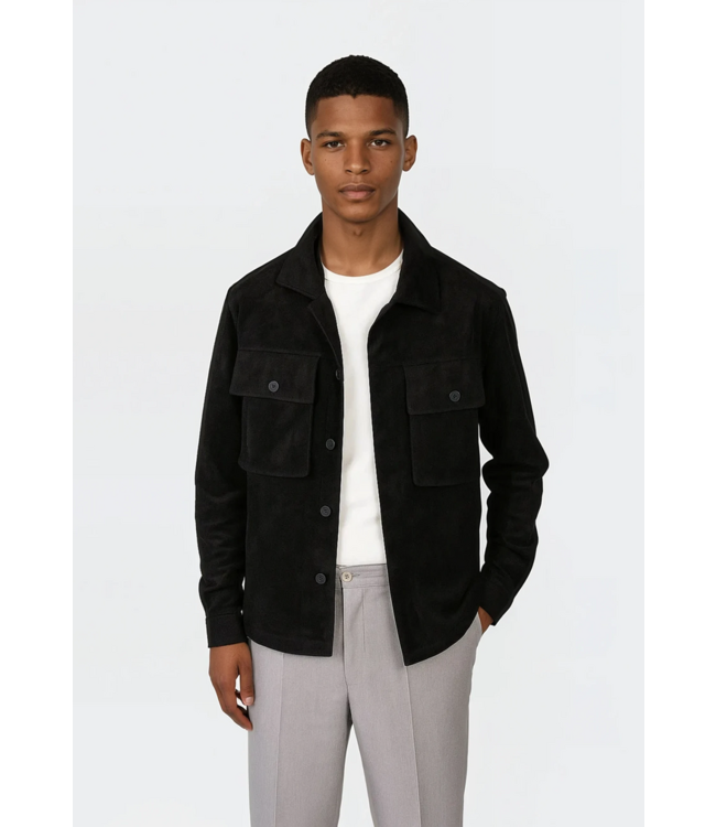 CISZERE Ciszere Nash vegan suede Jacket 50029-069-06 Black