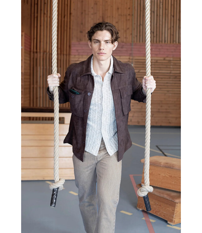 CISZERE Ciszere Nash Vegan Suede Jacket-50029-065-05-Java