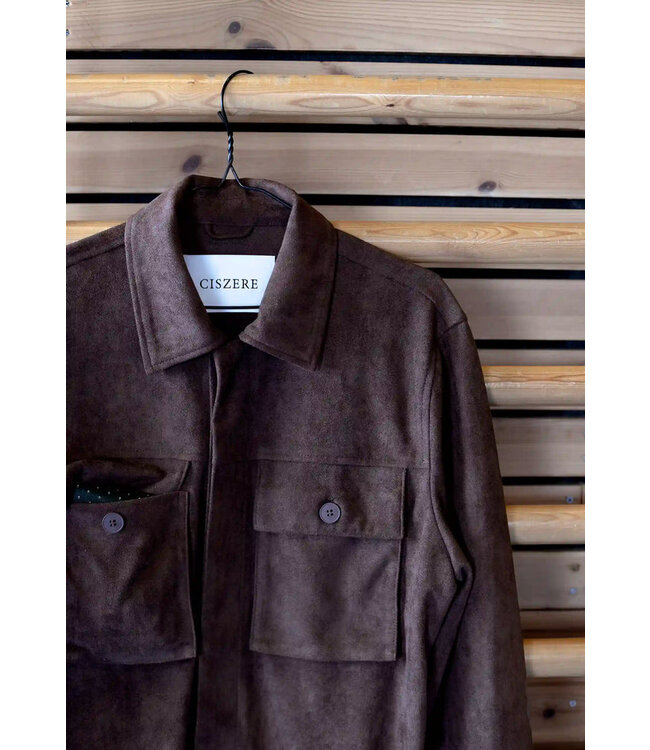 CISZERE Ciszere Nash Vegan Suede Jacket-50029-065-05-Java