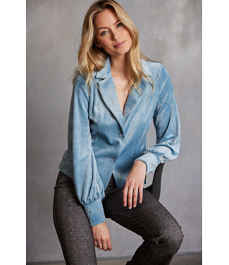 HELENA HART Helena Hart 7640 Blazer Lora Velour Ice