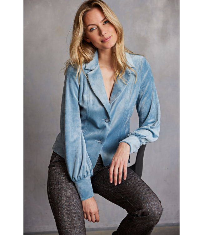 HELENA HART Helena Hart 7640 Blazer Lora Velour Ice
