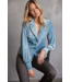 HELENA HART Helena Hart 7640 Blazer Lora Velour Ice