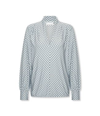 HELENA HART Helena Hart 7674Mil Top Jozzy Print Milly Ice