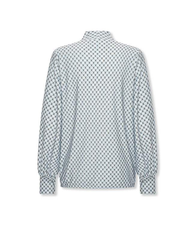 HELENA HART Helena Hart 7674Mil Top Jozzy Print Milly Ice